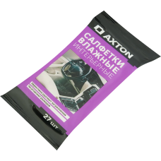 Салфетки влажные интерьерные Axton, 27 шт.