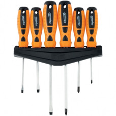 Набор отверток, 2 шт "Sparta" крестовая и шлицевая (фигурная и плоская)