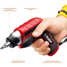 Аккумуляторная отвертка Зубр ЗО-Е-3.6 Ли